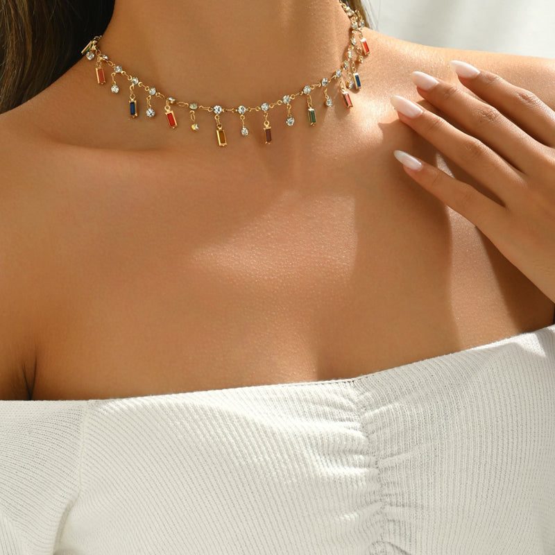 Kleurrijke Vintage Bohemian Ketting