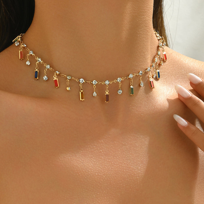 Kleurrijke Vintage Bohemian Ketting