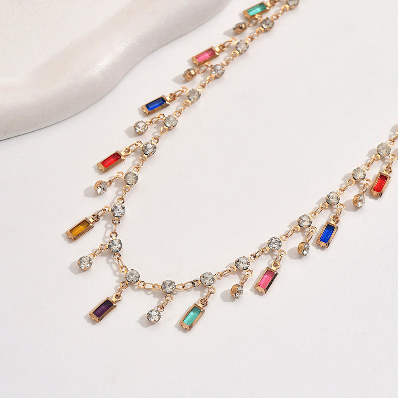Kleurrijke Vintage Bohemian Ketting