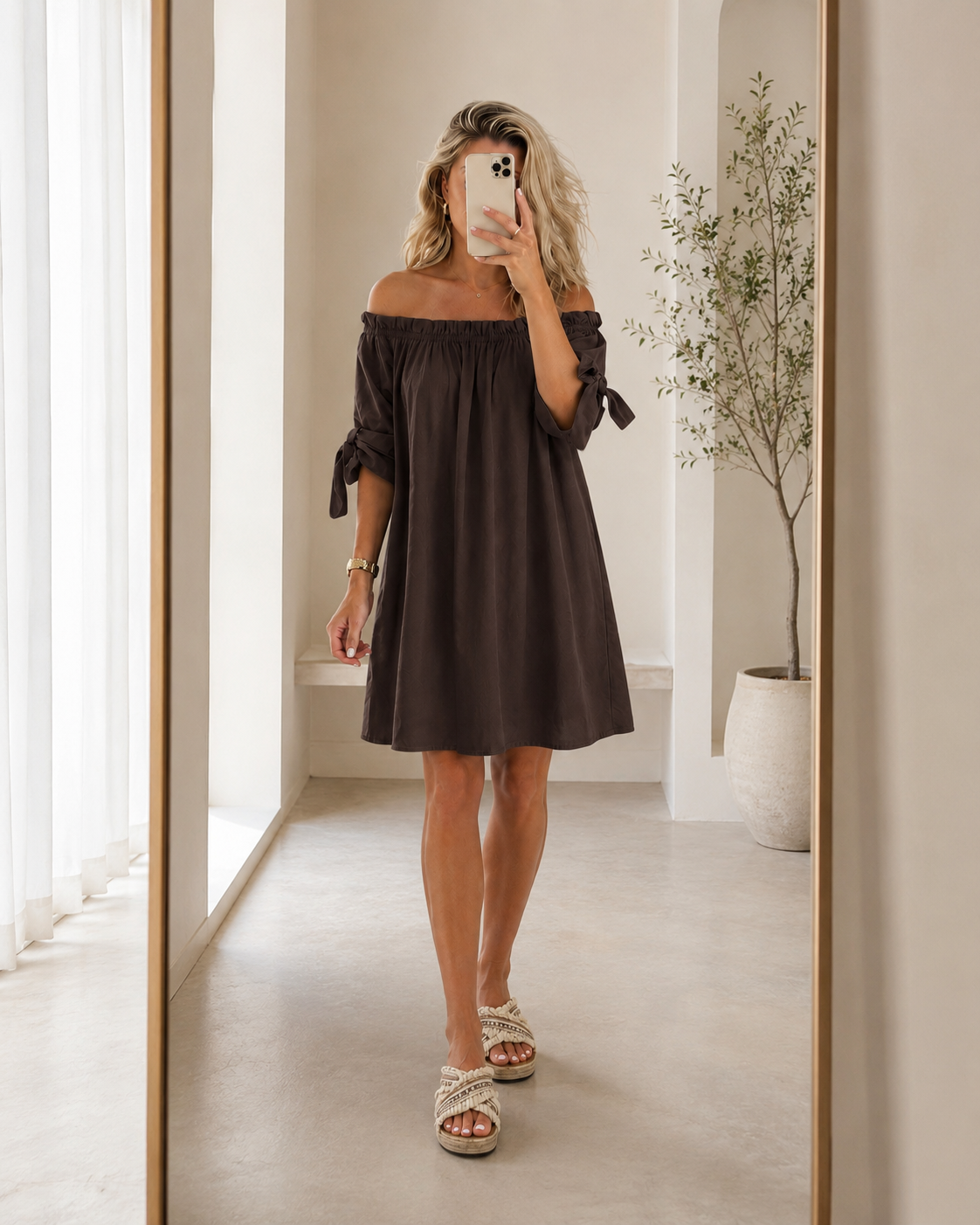 Aimy Off-Shoulder Dress