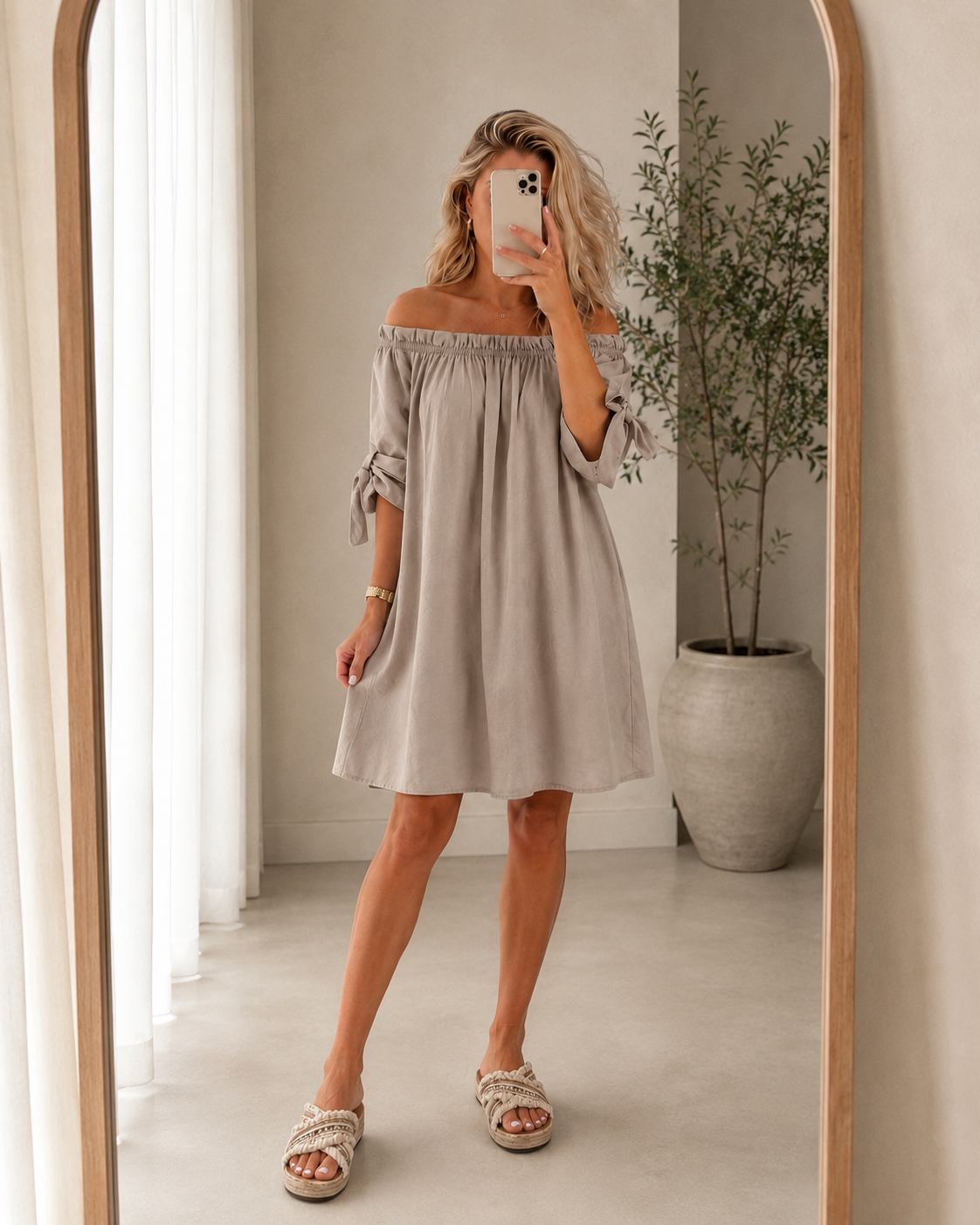 Aimy Off-Shoulder Dress