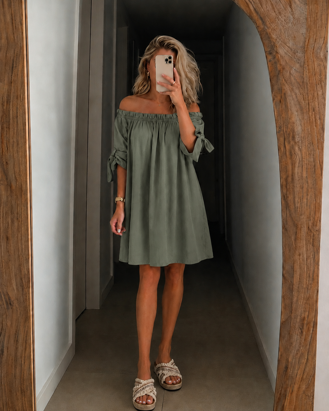 Aimy Off-Shoulder Dress