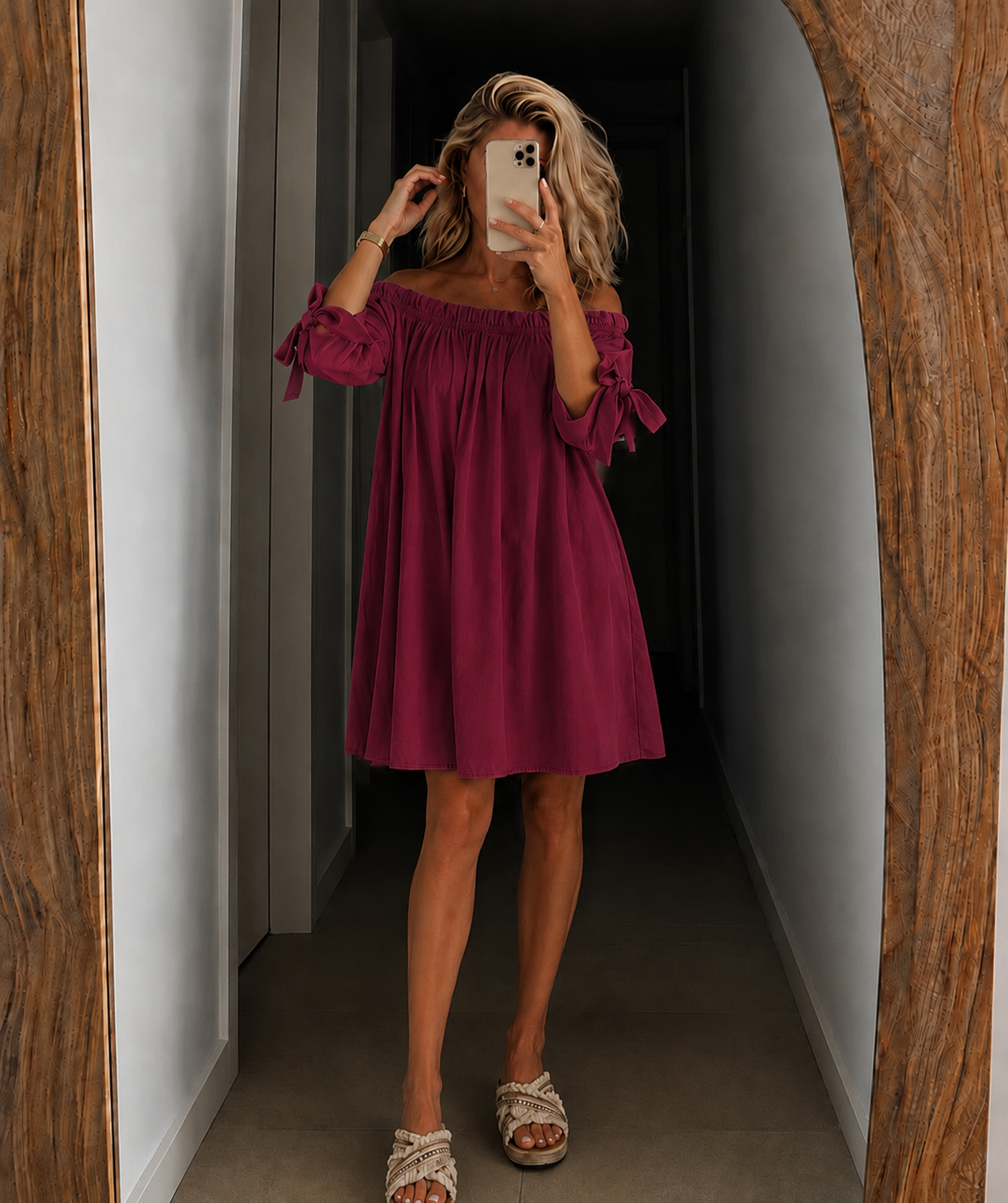 Aimy Off-Shoulder Dress