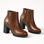 Amelia – Eleganckie Skórzane Botki