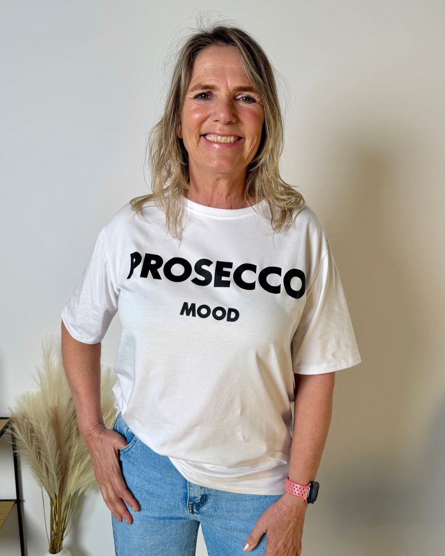 Prosecco White/Black Shirt