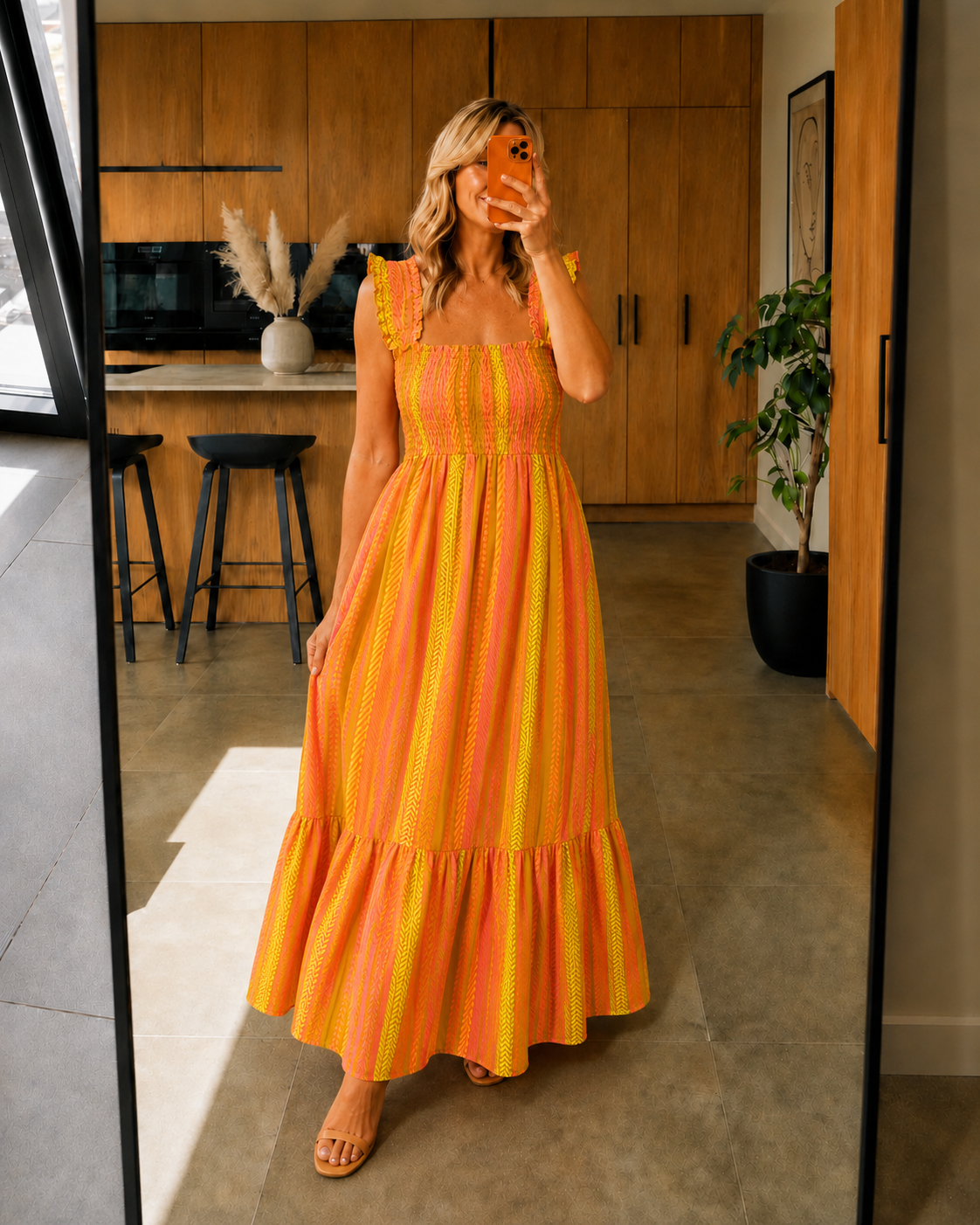 Iris Maxi Dress - Yellow
