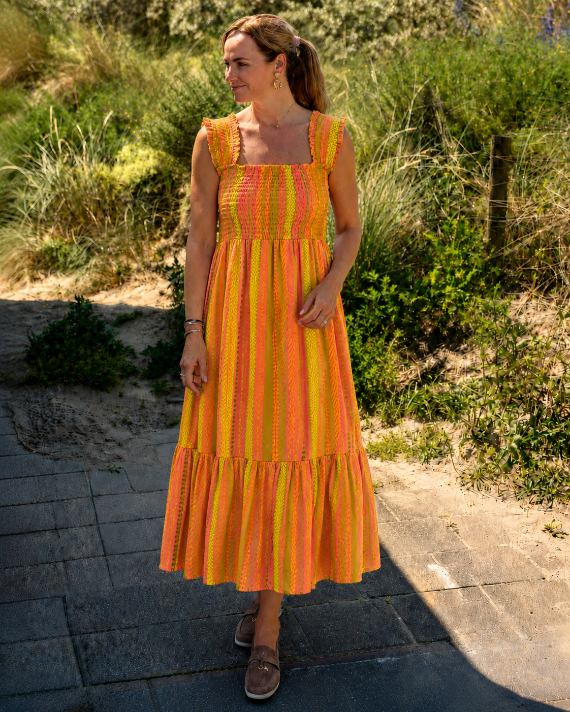 Iris Maxi Dress - Yellow