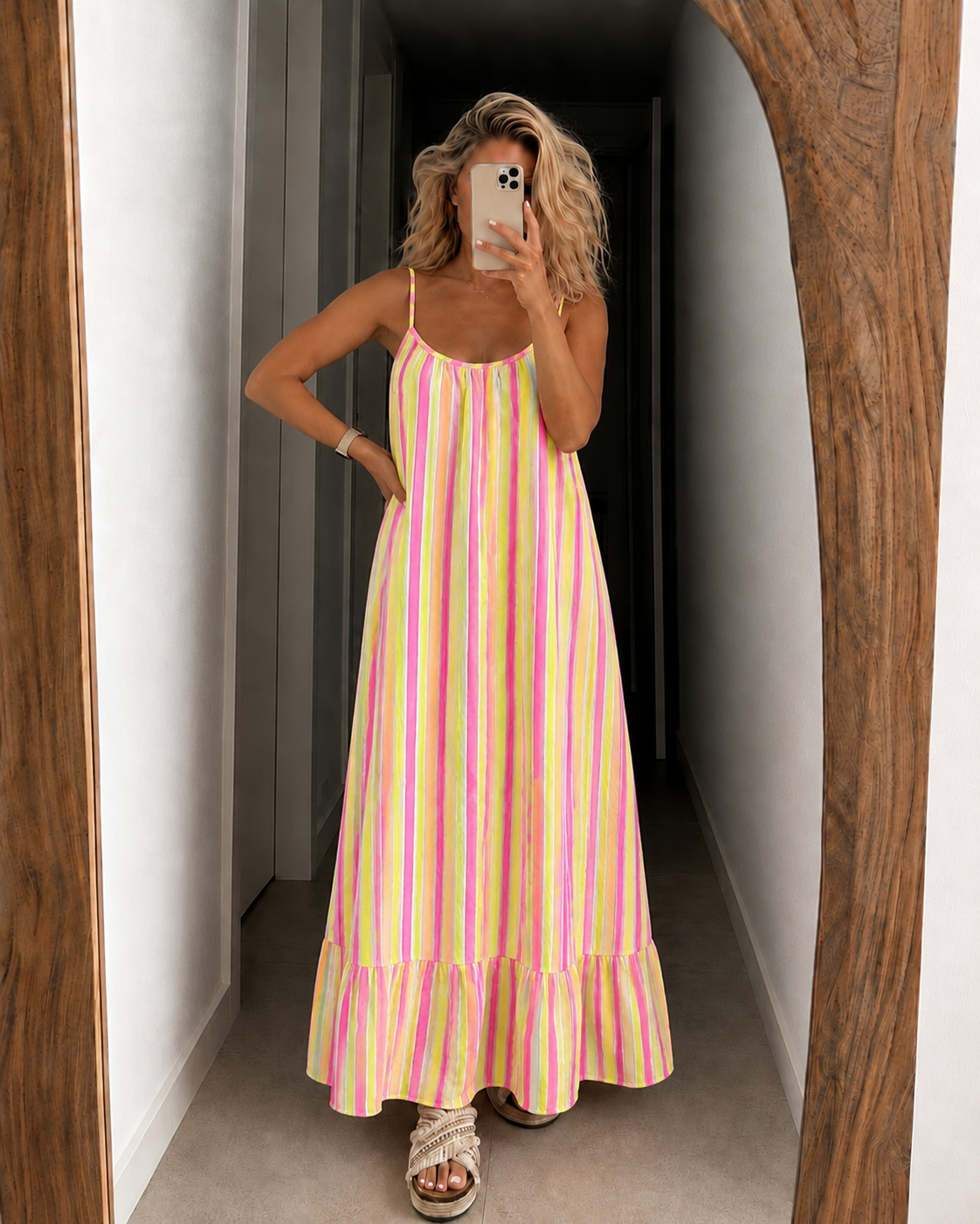 Ivana Stripe Dress