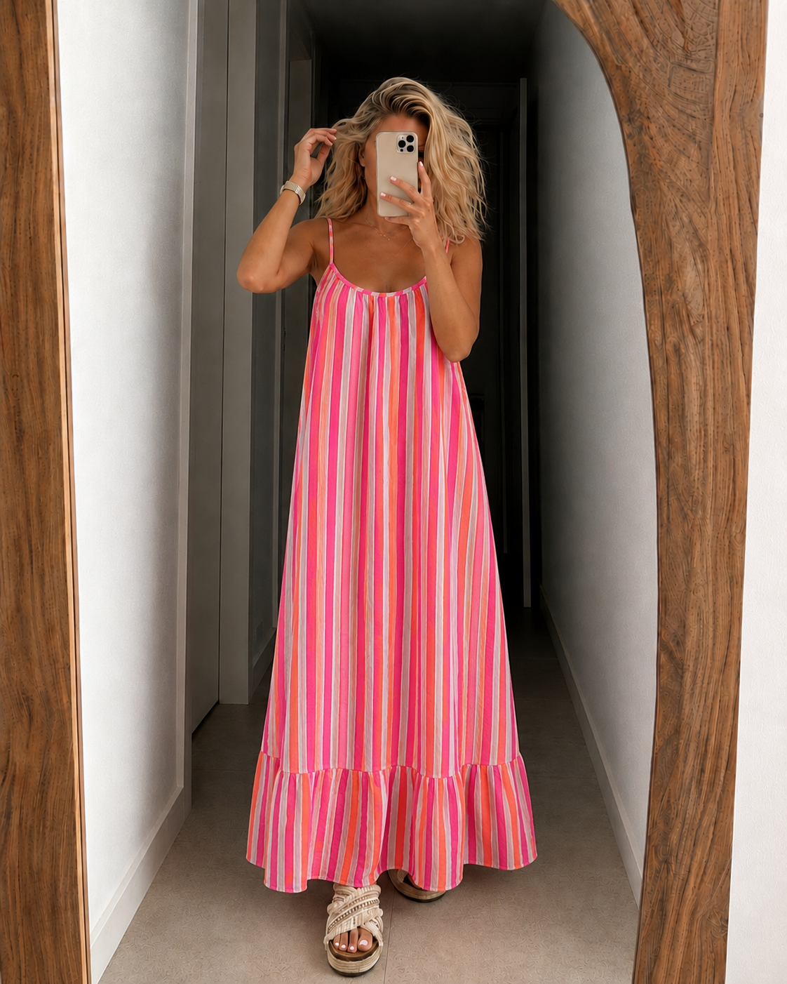 Ivana Stripe Dress