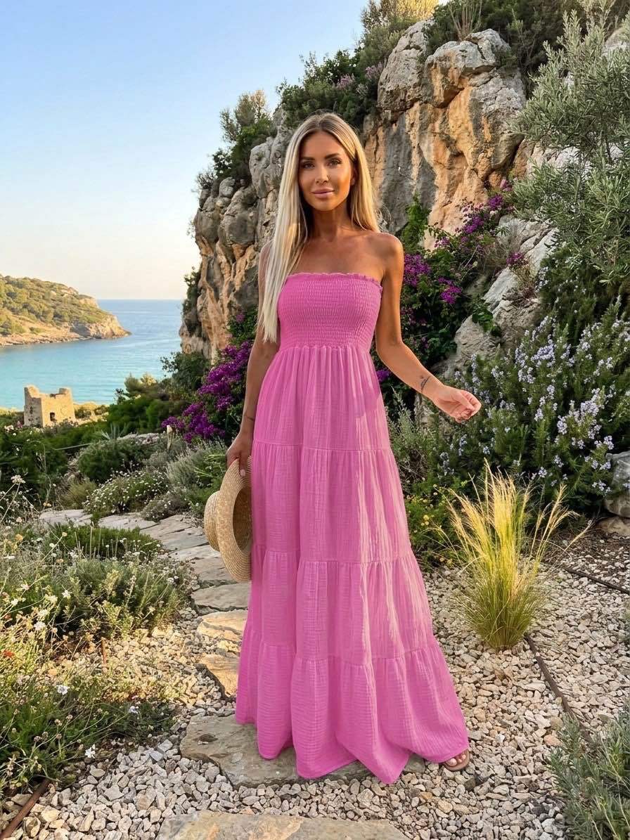 Strapless Maxi Dress