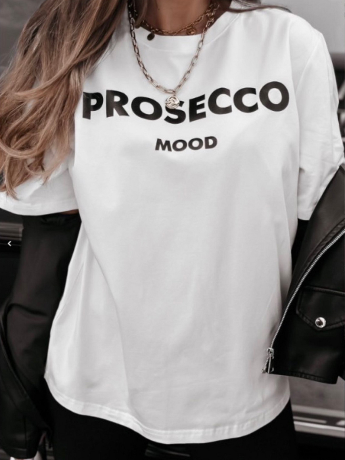 Prosecco White/Black Shirt