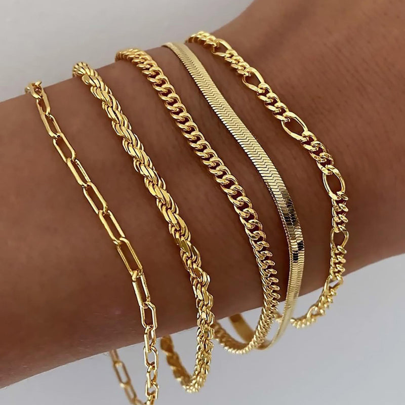 Vintage Boheemse Armbandenset