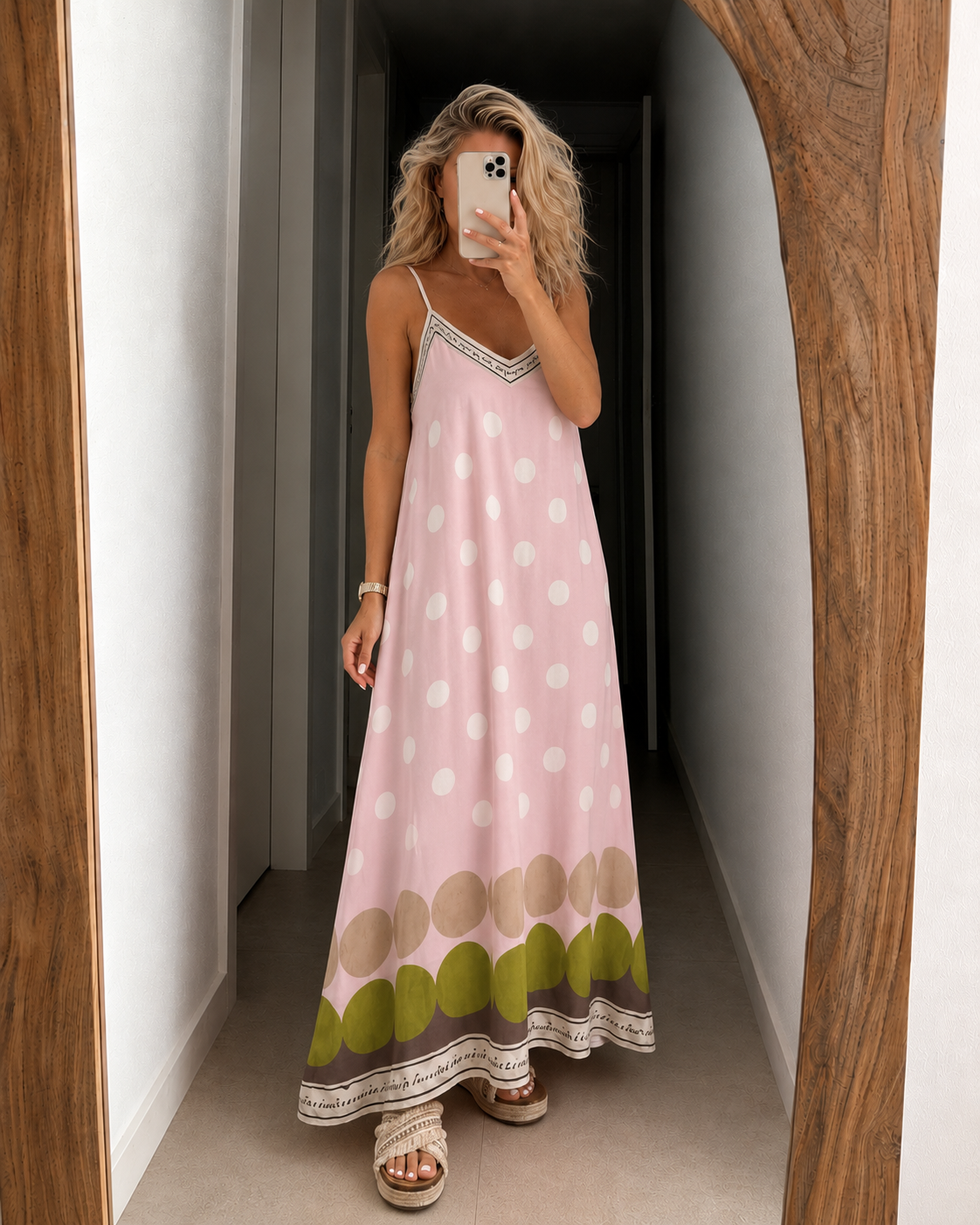 Stip Maxi Dress