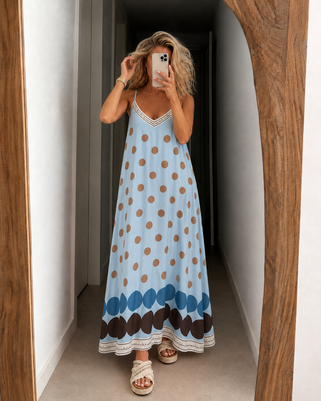 Stip Maxi Dress