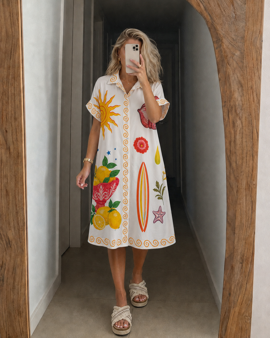 Sunny Shirt Dress